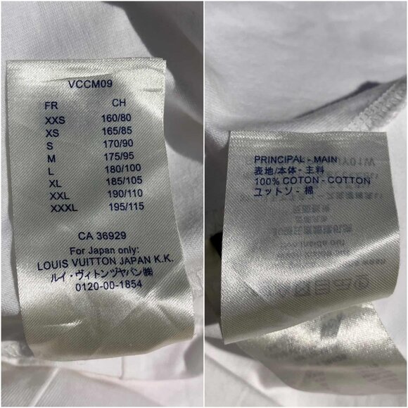 Louis Vuitton x Virgil Abloh Men's Monogram T-Shirt White Multicolor Size M - Picture 9 of 10